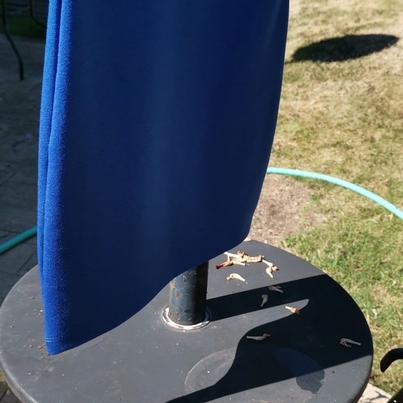 Bebe Asymmetrical Blue Dress - Picture 5 of 9